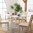 thumbnail image 1 of Safavieh Cullen 38" Transitional Drop Leaf Dining Table, White, 1 of 5