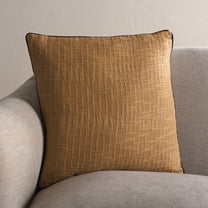 Safavieh Dani 18" x 18" Transitional Cotton Decorative Pillows, Taupe/Brown