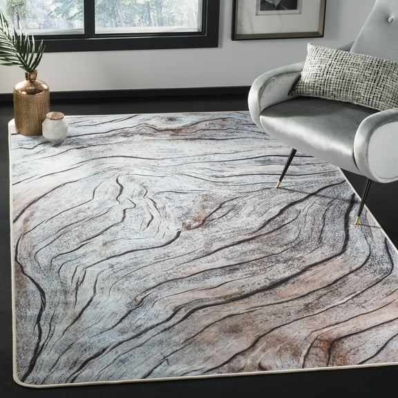 Safavieh  Daytona Machine Washable Slip Resistant Kristine Graphic Abstract Rug 4' x 6' 4' x 6'