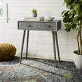 thumbnail image 1 of Safavieh Dean 2 Drawer Modern Solid Console Table, Slate Grey, 1 of 11
