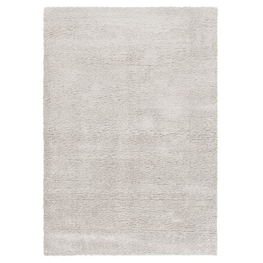 SAFAVIEH Decora Shaggy Finola Solid Shag Area Rug, Grey, 8' x 10'
