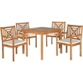 thumbnail image 1 of Safavieh Del Mar 5-Piece Dining Set, Multiple Colors, 1 of 4
