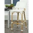 thumbnail image 1 of Safavieh Deltana Indoor/Outdoor Transitional Rattan Bar Stool, 1 of 9