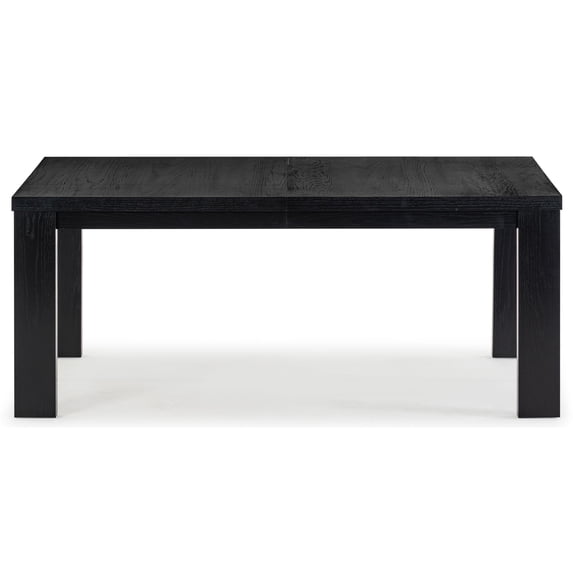 Safavieh Desmond Extendable Solid Wood Dining Table in Black