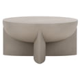 thumbnail image 1 of Safavieh Devan Modern Round Ceramic Coffee Table, Grey, 1 of 9