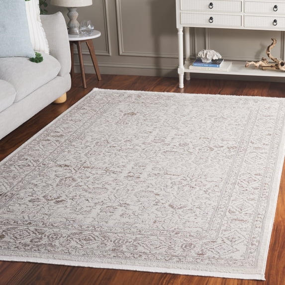 Safavieh Diamond Fallon Oriental Area Rug, Ivory/Gray, 5'3" x 7'6"