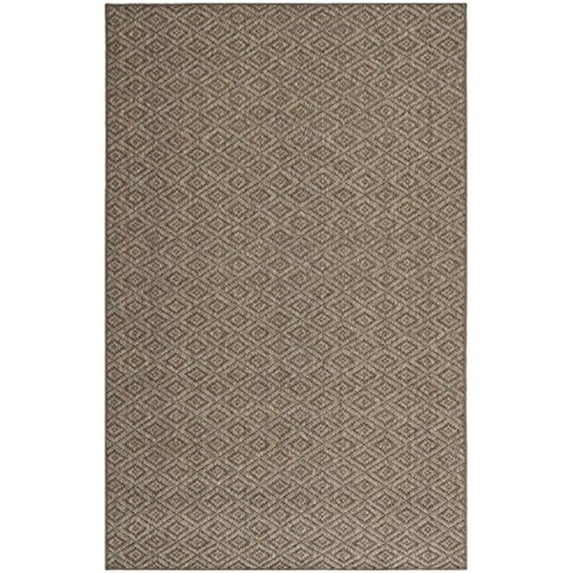Safavieh Traditional Diamond Wool/Sisal/Latex Rug-Color:Natural,Design:Traditional,Shape:Accent,Size:6'L x 4'W