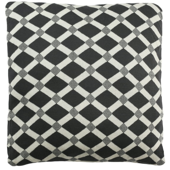 Safavieh Diamond Knit Geometric Plush Pillow