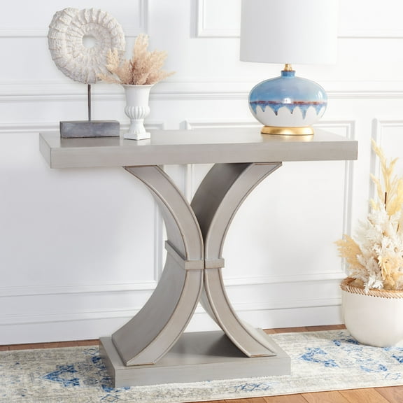 Safavieh Dryden Glam Wood Console Table, Gray