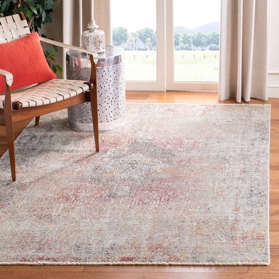 Safavieh Dream Tanja Abstract Area Rug, Gray/Red, 4' x 6'