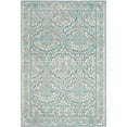 thumbnail image 1 of SAFAVIEH Evoke Lorna Bordered Area Rug, Ivory/Light Blue, 4' x 6', 1 of 10