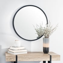 Safavieh Eason 30''x30" Black Bohemian Wall Mirror
