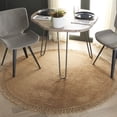 thumbnail image 1 of Safavieh Easy Care Frosina Solid Area Rug, Light Brown, 3' x 3' Round, 1 of 7