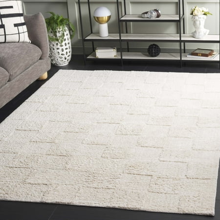 Safavieh Easy Care Coty Checkered Area Rug, Ivory, 6' x 9'