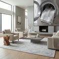 thumbnail image 1 of SAFAVIEH Easy Care Hemming Geometric Area Rug, Gray, 6' x 9', 1 of 7