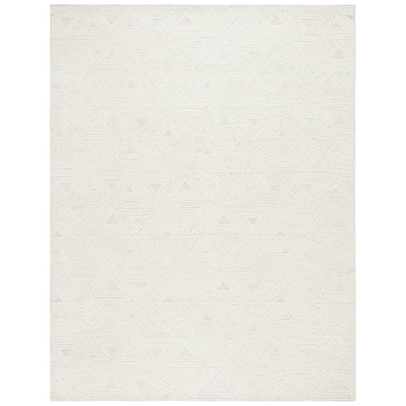 SAFAVIEH Ebony Corrine Geometric Area Rug, Ivory/Beige, 8' x 10'