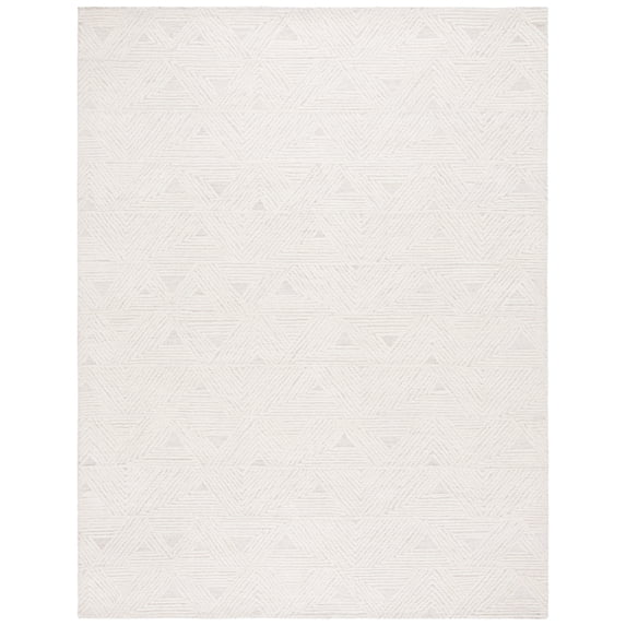 SAFAVIEH Ebony Corrine Geometric Area Rug, Ivory/Beige, 8' x 10'