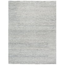 SAFAVIEH Ebony Madisyn Distressed Wool Area Rug, Ivory/Dark Gray, 8' x 10'