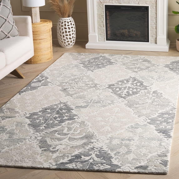 Safavieh Ebony Alene Floral Area Rug, Gray/Ivory, 8' x 10'