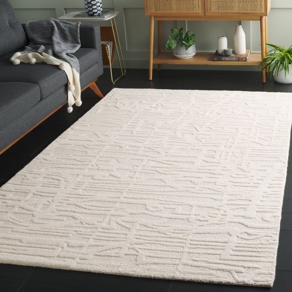 Safavieh Ebony Alfreda Distressed Area Rug, Ivory, 4' x 6'