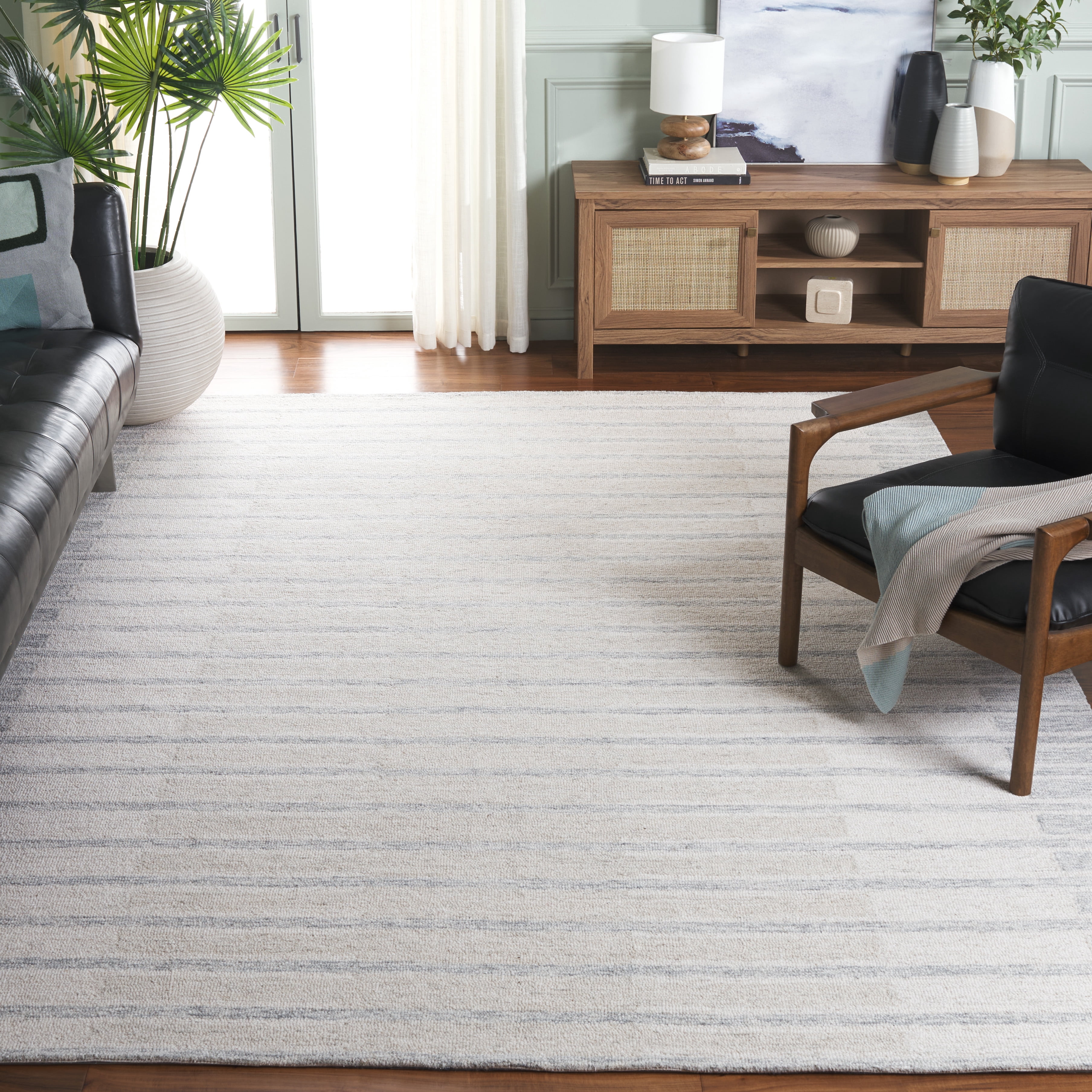 Safavieh Ebony Arnold Striped Area Rug, Beige/Gray, 8' x 10'