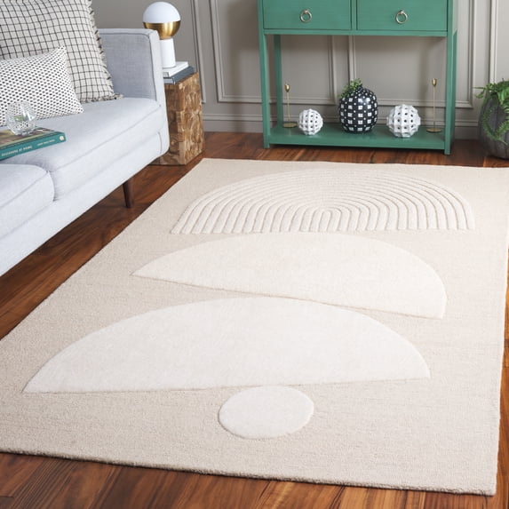 Safavieh Ebony Coco Geometric Area Rug, Beige/Ivory, 5' x 8'