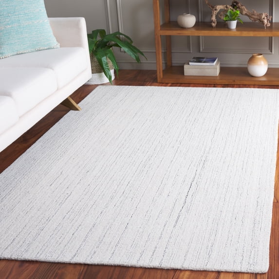 Safavieh Ebony Deandre Distressed Area Rug, Gray/Ivory, 6' x 6' Square