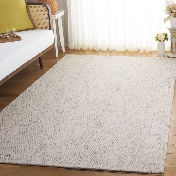 Safavieh Ebony Hedley Diamond Area Rug, Gray/Ivory, 3' x 5'