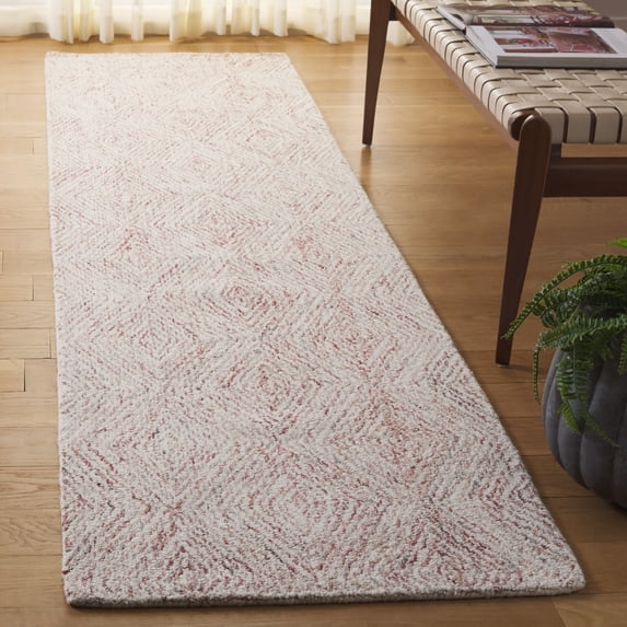 Safavieh Ebony Hedley Diamond Runner Rug, Rust/Beige, 2'3" x 9'