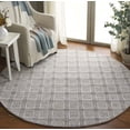 thumbnail image 1 of Safavieh Ebony Hester Plaid Area Rug, Blue/Gray, 6' x 6' Round, 1 of 10