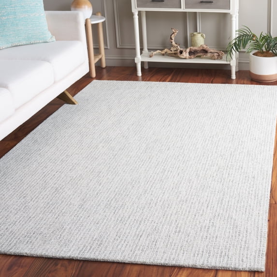 Safavieh Ebony Jampa Plaid Area Rug, Gray/Ivory, 6' x 6' Square