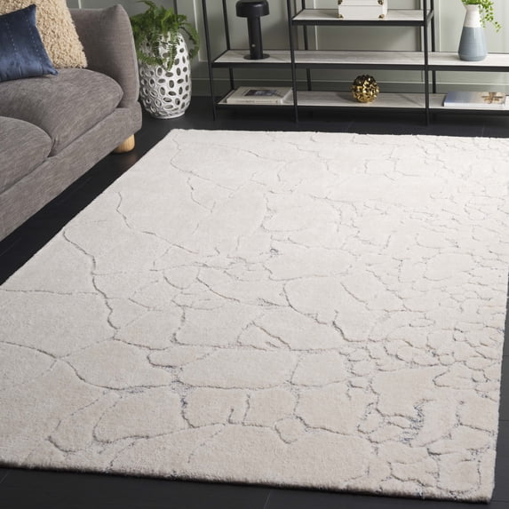 Safavieh Ebony Kentigern Abstract Area Rug, Ivory/Gray, 5' x 8'