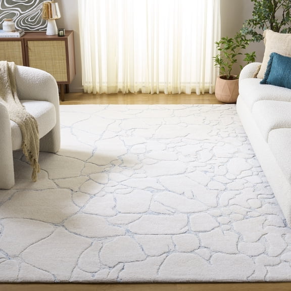 Safavieh Ebony Kentigern Abstract Area Rug, Ivory/Gray, 8' x 10'