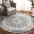 thumbnail image 1 of Safavieh Ebony Lynwood Medallion Area Rug, Dark Blue/Ivory, 6' x 6' Round, 1 of 10