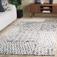 thumbnail image 1 of Safavieh Ebony Nicholas Geometric Area Rug, Ivory/Black, 5' x 8', 1 of 11