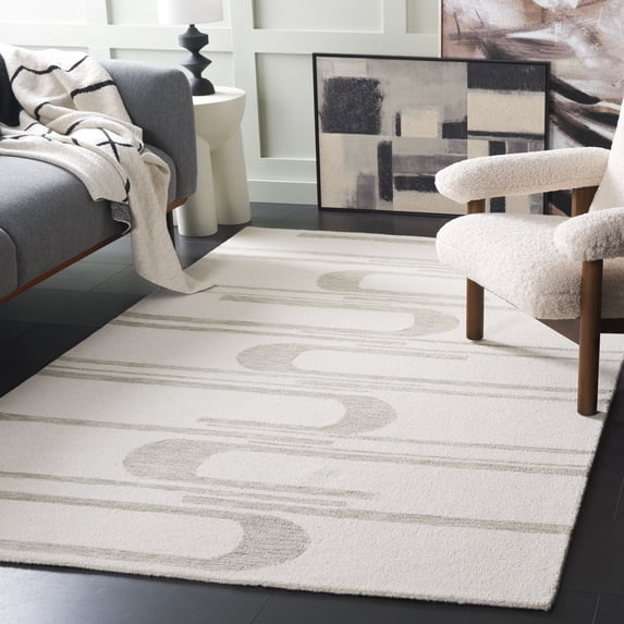 Safavieh Ebony Rowan Geometric Area Rug, Ivory/Green, 4' x 6'