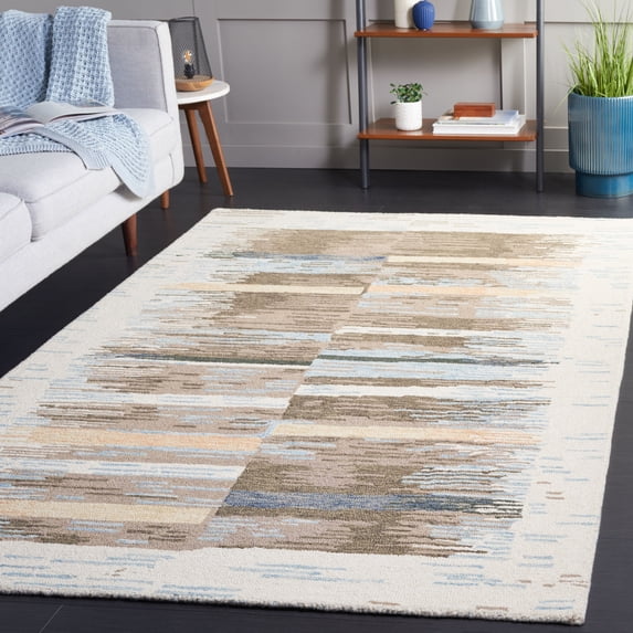 Safavieh Ebony Tranter Abstract Area Rug, Ivory/Brown, 5' x 8'