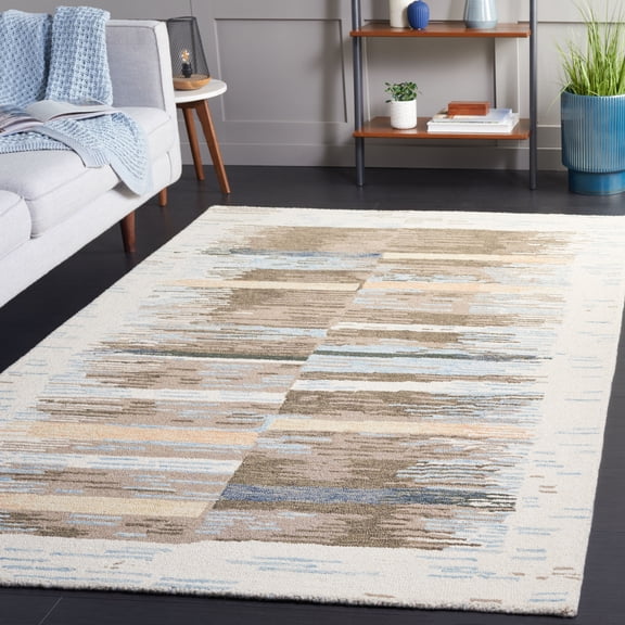Safavieh Ebony Tranter Abstract Area Rug, Ivory/Brown, 8' x 10'