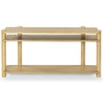thumbnail image 1 of Safavieh Edisyn 3 Shelf Solid Wood Console Table in Natural, 1 of 11