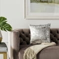 thumbnail image 1 of Safavieh Edmee Metallic Damask Pillow, 1 of 4