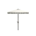 thumbnail image 1 of Safavieh Elegant Valance 103.54 in Solid Print Square Market Patio Umbrellas, UV Resistant, 1 of 6