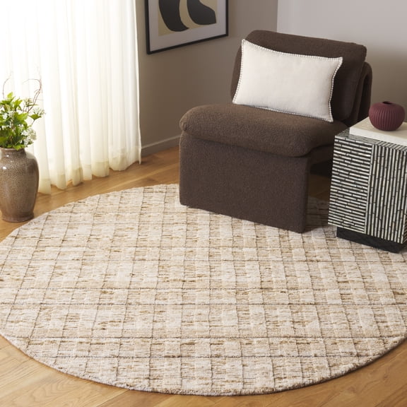 Safavieh Elements Fallon Striped Area Rug, Beige, 6' x 6' Round