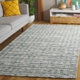 thumbnail image 1 of Safavieh Elements Fallon Striped Area Rug, Teal/Beige, 6' x 6' Square, 1 of 9