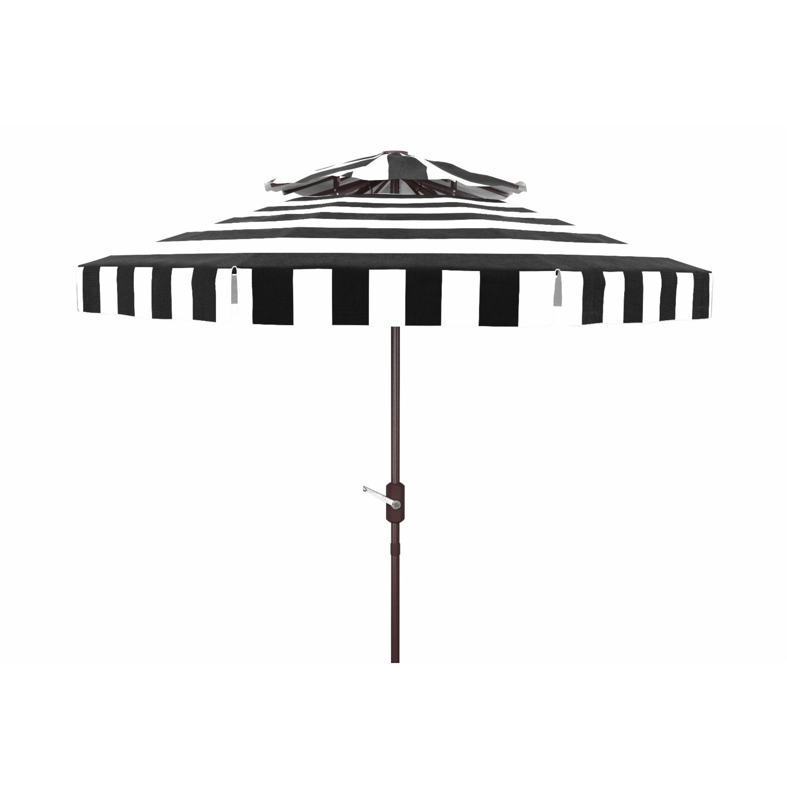 Safavieh Elsa Fashion Line 9ft Metal Double Top Market Umbrella in