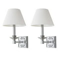 thumbnail image 1 of Safavieh Elvira 15 in. High Greek Key Wall Sconce, Set of 2, 1 of 5