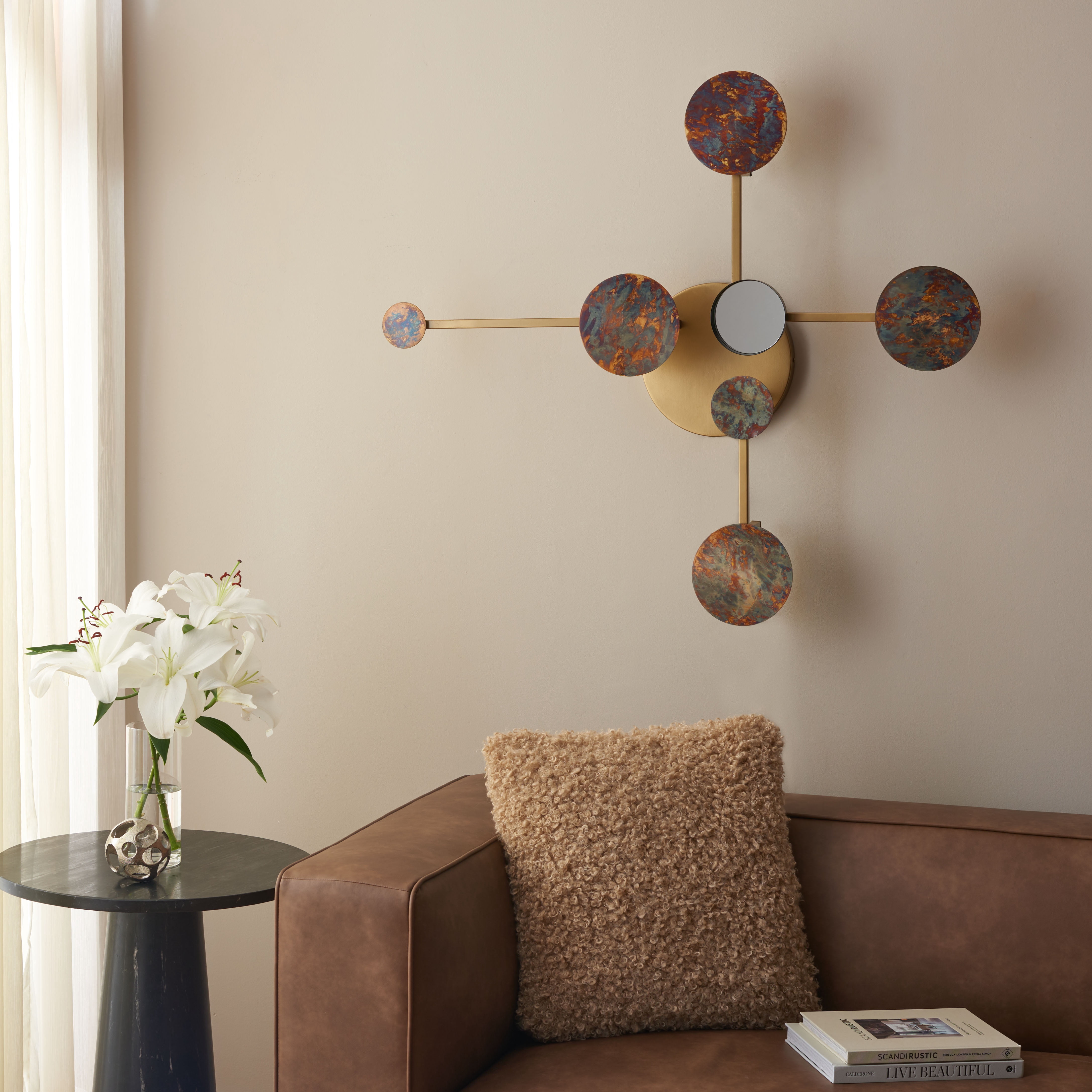 Safavieh Emera Modern Antique Brass Iron Wall Décor