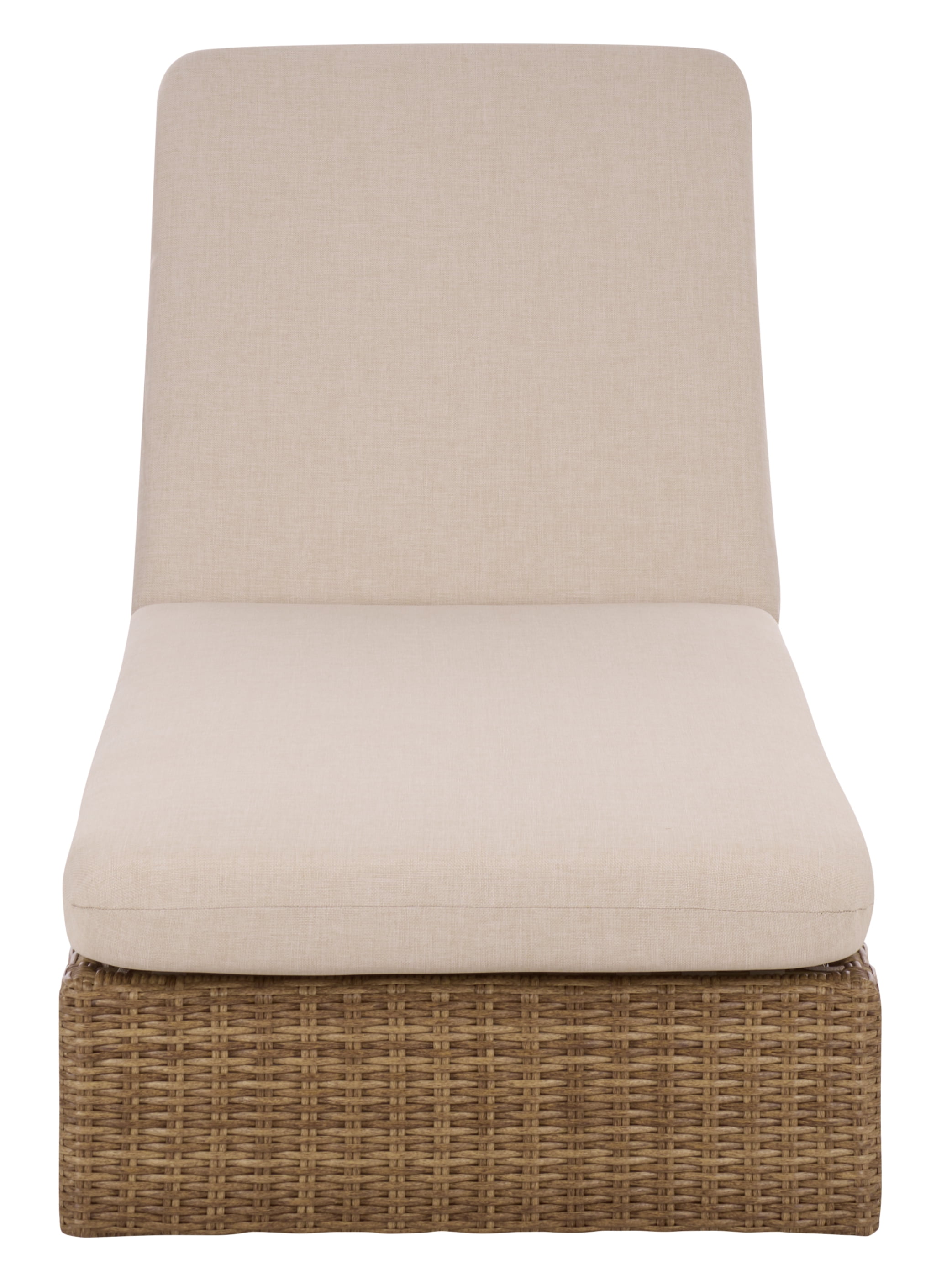 Safavieh Emma Steel Outdoor Lounge Chairs, Natural/Taupe