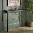 thumbnail image 1 of Safavieh Entil Traditional 2 Leg Wood Console Table, Black, 1 of 5