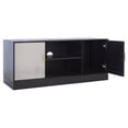 thumbnail image 1 of Safavieh  Estella 2 Door 1 Shelf Media Stand - 47" W x 16" D x 20" H Black, 1 of 5