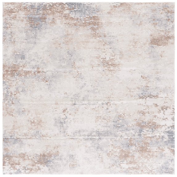 Safavieh Eternal Gulzar Transitional Rug 6'7" Square - Ivory/Grey